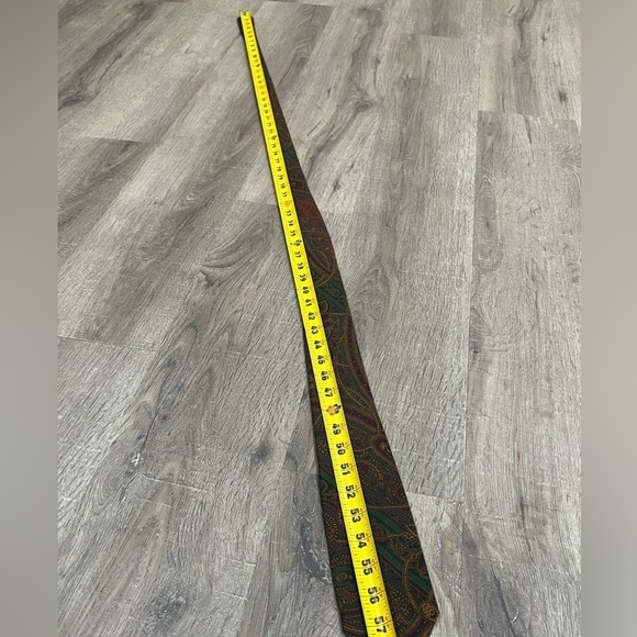 Polo Ralph Lauren Tie Made by Hand Antique Paisley Classic Designer Business - Picture 11 of 11